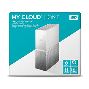 WD 6TB My Cloud Home Personal Cloud Storage - WDBVXC0060HWT-NESN,white