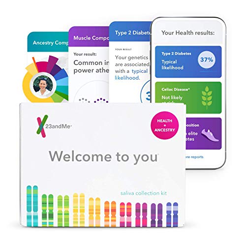 23andMe Health + Ancestry Service Saliva Collection Kit | Personal Genetic DNA Test
