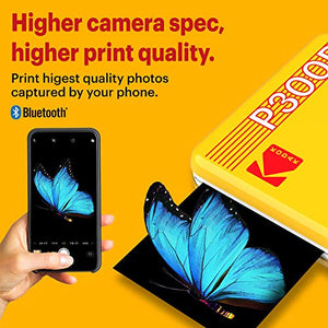 Kodak Mini 3 Square Retro Portable Printer - Social Media Photo Instant Printer – Premium App Compatible with iOS & Android – Wireless Connection – 3 x 3-inch Real Photo - 4PASS Technology