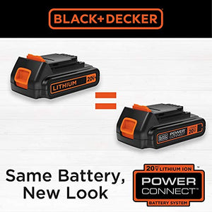 BLACK+DECKER 20V MAX Cordless Drill / Driver, 3/8-Inch (LDX120C)