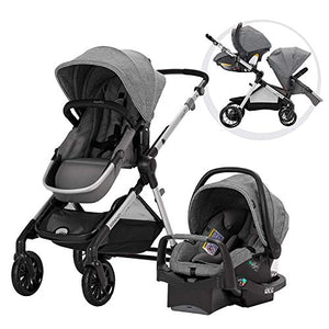 Evenflo Pivot Xpand, Single-to-Double Convertible Baby Stroller with Compact Folding Design