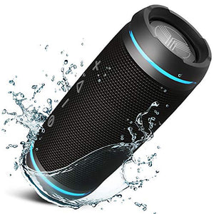 TREBLAB HD77 - Ultra Premium Bluetooth Speaker - Loud 360° HD Surround Sound, Wireless Dual Pairing, Best 25W Stereo, Loudest Bass, 20H Battery, IPX6 Waterproof, Sports Outdoor, Portable Blue Tooth