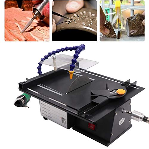 Water Cooling Jewelry Rock Polishing Saw Kit, Professional High-precision Gem Polishing Machine, 10000RPM Mini Table Saw Kit for Gem Rock Cutting & Polishing