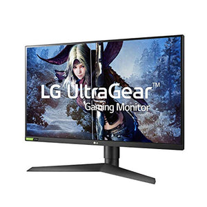 LG | 27GL850-B 27" Ultragear QHD Nano IPS 1ms NVIDIA G-Sync Compatible Gaming Monitor, Black