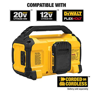 DEWALT 20V MAX Bluetooth Speaker for Jobsite, Tool Only (DCR010)