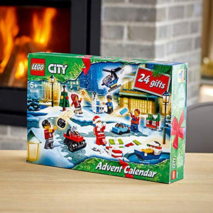 LEGO City Advent Calendar 60268 Playset, Includes 6 City Adventures TV Series Characters, Miniature Builds, City Play Mat, and Many More Fun and Festive Features, New 2020 (342 Pieces)