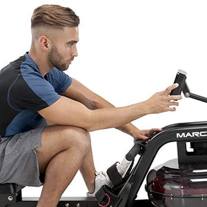 Marcy | Water Rowing Machine Cardio Training Equipment, NS-6070RW, Black