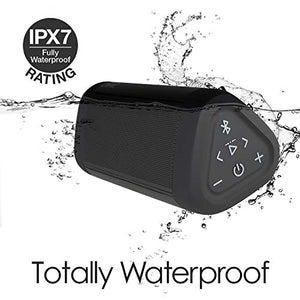 OontZ Angle 3 Ultra (3rd Gen) 5.0 Bluetooth Speaker (Updated), 14 Watts, Hi-Quality Sound & Bass, 100 Ft Wireless Range, Play Two Speakers Together, IPX7, Bluetooth Speakers by SoundWorks (Black)