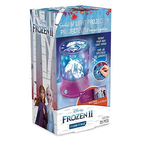 Make It Real – Disney Frozen 2 Starlight Projector - DIY Ceiling Projector for Girls - Illuminates Kids Bedrooms with Scenes from Disney’s Frozen 2
