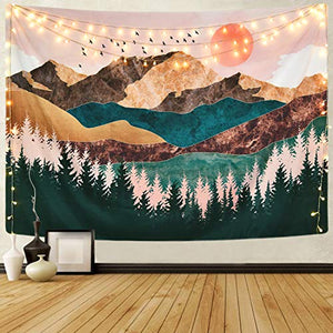 Mountain Forest Tapestry