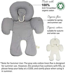 DorDor & GorGor Reversible Infant Head Support, Organic Cotton
