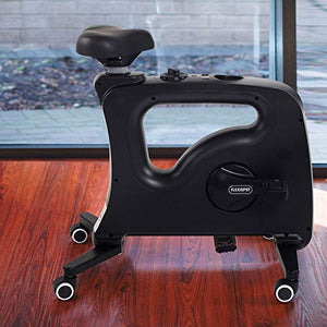 FLEXISPOT Adjustable Exercise Bike Desk Standing Desk Cycle for Home Office - Deskcise Pro