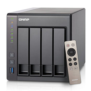 QNAP TS-451+-8G-US 4-Bay Next Gen Personal Cloud NAS, Intel 2.0GHz Quad-Core CPU with Media Transcoding