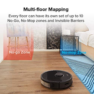 ROBOROCK | S5 Max Robot Vacuum Cleaner and Mop System | Black