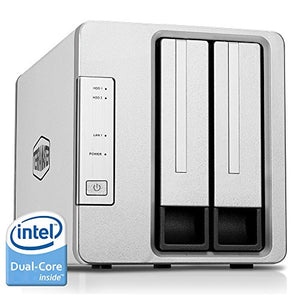 TerraMaster F2-221 NAS 2-Bay Cloud Storage Intel Dual Core 2.0GHz Plex Media Server Network Storage (Diskless)