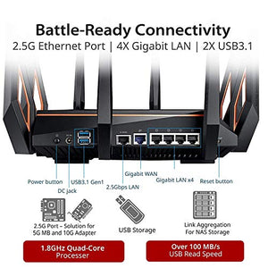 ASUS | ROG Rapture AX11000 Tri-Band Wi-Fi 6 Router