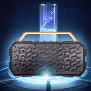 Bluetooth Speaker, Bugani M90 Portable Bluetooth Speaker with 30W Stereo Sound and Deep Bass, 1300Min Playtime and Bluetooth5.0 100ft Wireless Range, Support TF Card/AUX, Built-in Mic, for Home Get