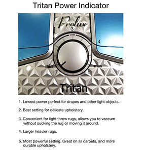 Prolux Tritan Canister Vacuum HEPA Sealed Hard Floor Vacuum with Powerful 12 Amp Motor