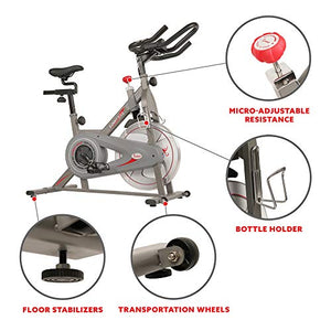 Sunny Health & Fitness Synergy Magnetic Indoor Cycling Bike