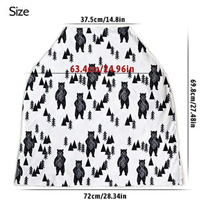 Stretchy Baby Car Seat Cover for Baby Boys and Girls
