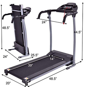 Goplus Folding Treadmill (0.5-6.5 mph)