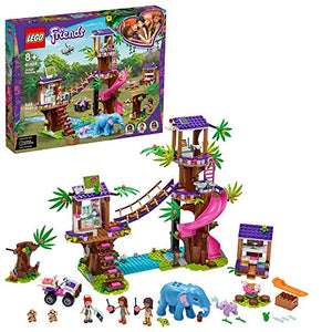 LEGO Friends Jungle Rescue Base 41424 Building Toy for Kids, Animal Rescue Kit that Includes a Jungle Tree House and 2 Elephant Figures for Adventure Fun, New 2020 (648 Pieces)