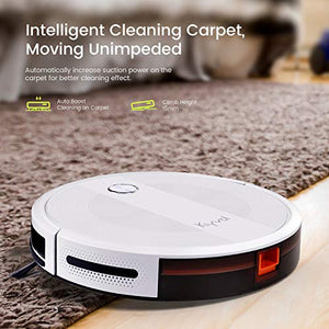 Kyvol Cybovac E20 Robot Vacuum Cleaner, 2000Pa Suction, 150 min Runtime, Boundary Strips Included, Quiet, Slim, Self-Charging, Works with Alexa, Ideal for Pet Hair, Carpets, Hard Floors