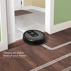 iRobot Roomba 960 Robot Vacuum | Wi-Fi Connected Mapping | Works with Alexa | Black | One-size