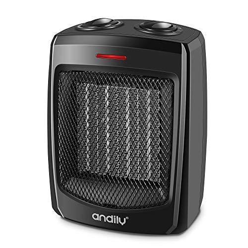 andily | Space Heater Electric Heater | Home and Office | Ceramic Small Heater | 750W/1500W