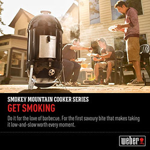 Weber 14-inch Smokey Mountain Cooker, Charcoal Smoker