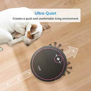 Noisz by ILIFE Noisz S5 Robot Vacuum Cleaner with MAX Mode, Tangle-free Suction Port, Virtual Barrier, Slim & Quiet, Programmable, Ideal for Hardwood