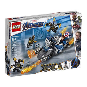 LEGO Marvel Avengers Captain America: Outriders Attack 76123 Building Kit (167 Pieces)