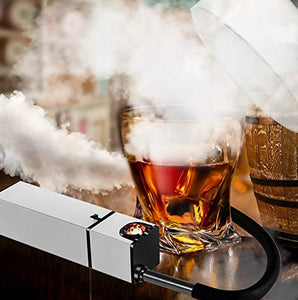 Chefhut Portable Smoke Infuser Mini Food Smoker for Meat, Cocktail, Drinks, BBQ Handheld Indoor Cold Smoking Gun