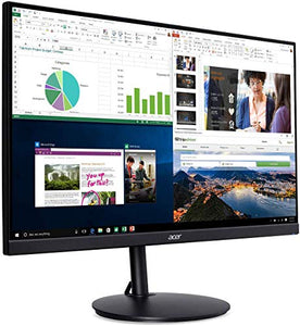 Acer CB272 bmiprx 27" Full HD (1920 x 1080) IPS Zero Frame Home Office Monitor with AMD Radeon Free Sync - 1ms VRB, 75Hz Refresh, Height Adjustable Stand with Tilt & Pivot (Display, HDMI & VGA ports)