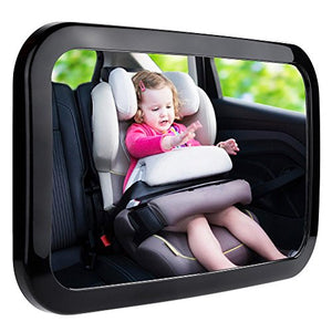 Zacro Baby Car Mirror, Shatter-Proof Acrylic Baby Mirror for Car, Rearview Baby Mirror-Easily to Observe The Baby's Every Move, Safety and 360 Degree Adjustability