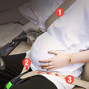 Hikig Pregnancy Seat Belt, Car Seat Belt Adjuster for Pregnant Moms, Comfort & Safety for Pregnant Moms Belly, Protect Unborn Baby, a Must-Have for Expectant Mothers