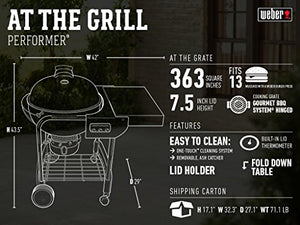 Weber | Performer Charcoal Grill, 22-Inch, Black