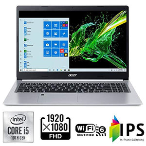 Acer | Aspire 5 A515-52-5109 15.6" Notebook - 1920 x 1080 - Core i5 i5-8265U - 8 GB RAM - 256 GB SSD - Pure Silver - Intel UHD Graphics 620
