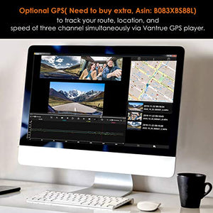 Vantrue | N4 Dash Cam 3 Channel 1440p Front & 1080p Inside & 1080p Rear