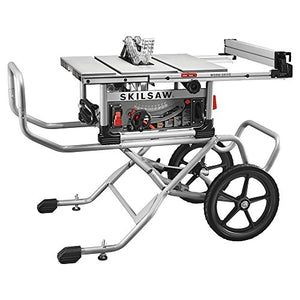 SKILSAW SPT99-11 10" Heavy Duty Worm Drive Table Saw with Stand, Silver