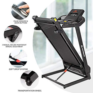 ADVENOR Treadmill Motorized Treadmills 2.5 HP Electric Running Machine Folding Exercise Incline Fitness Indoor