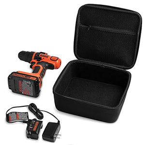 Caseling Hard Case Compatible with BLACK+DECKER LDX120C 20-Volt MAX Lithium-Ion Cordless Drill or Driver