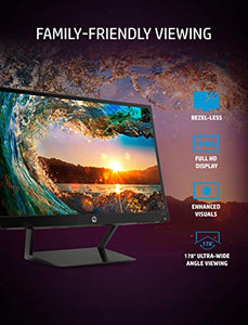 HP Pavilion 22cwa 21.5-Inch Full HD 1080p IPS LED Monitor, Tilt, VGA and HDMI (T4Q59AA) - Black
