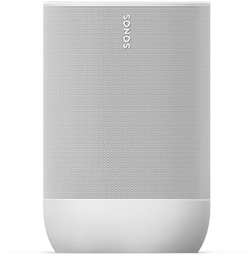 Sonos Move - Battery-powered smart speaker, Wi-Fi and Bluetooth with Alexa built-in - Lunar White