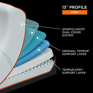 Tempur-Pedic -LuxeAdapt Firm 13 inch Soft Memory Foam Mattress
