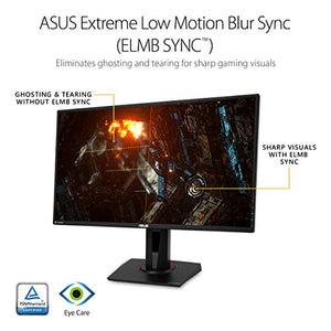 Asus | TUF Gaming VG27AQ 27” Monitor, 1440P WQHD (2560 x 1440), Black