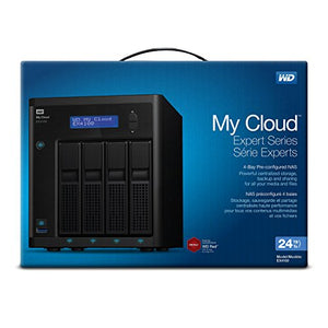 WD 24TB My Cloud EX4100 Expert Series 4-Bay Network Attached Storage - NAS - WDBWZE0240KBK-NESN