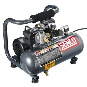 Senco PC1010 1-Horsepower Peak, 1/2 hp running 1-Gallon Compressor,Gray/Red