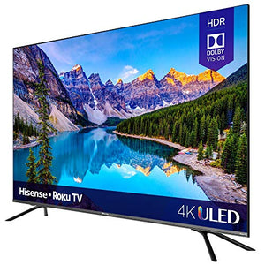 Hisense 65-Inch Class R8 Series Dolby Vision & Atmos 4K ULED Roku Smart TV with Alexa Compatibility and Voice Remote (65R8F, 2020 Model)