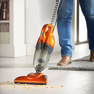 VonHaus 2 in 1 Stick & Handheld Vacuum Cleaner - 600W Corded Upright Vac with Lightweight Design, HEPA Filtration, Extendable Handle, Crevice Tool and Brush Accessories - Ideal for Hardwood Floors